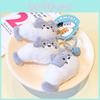 Cute Cartoon Plush Keychain Accessory Featuring Original Design Of Cat And Fish