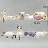 Home Decoration Cute Desktop Gifts Cartoon Simulation Edge Hang Cat Car Center Console Ornaments Decoration Car Accessories 1PC