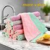 Super Absorbent Microfiber Cleaning Cloth Remove Oil Cleaning Towels  Home Kitchen