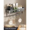 Handunyou Upgraded No-Drill Bathroom Shelf with Hooks