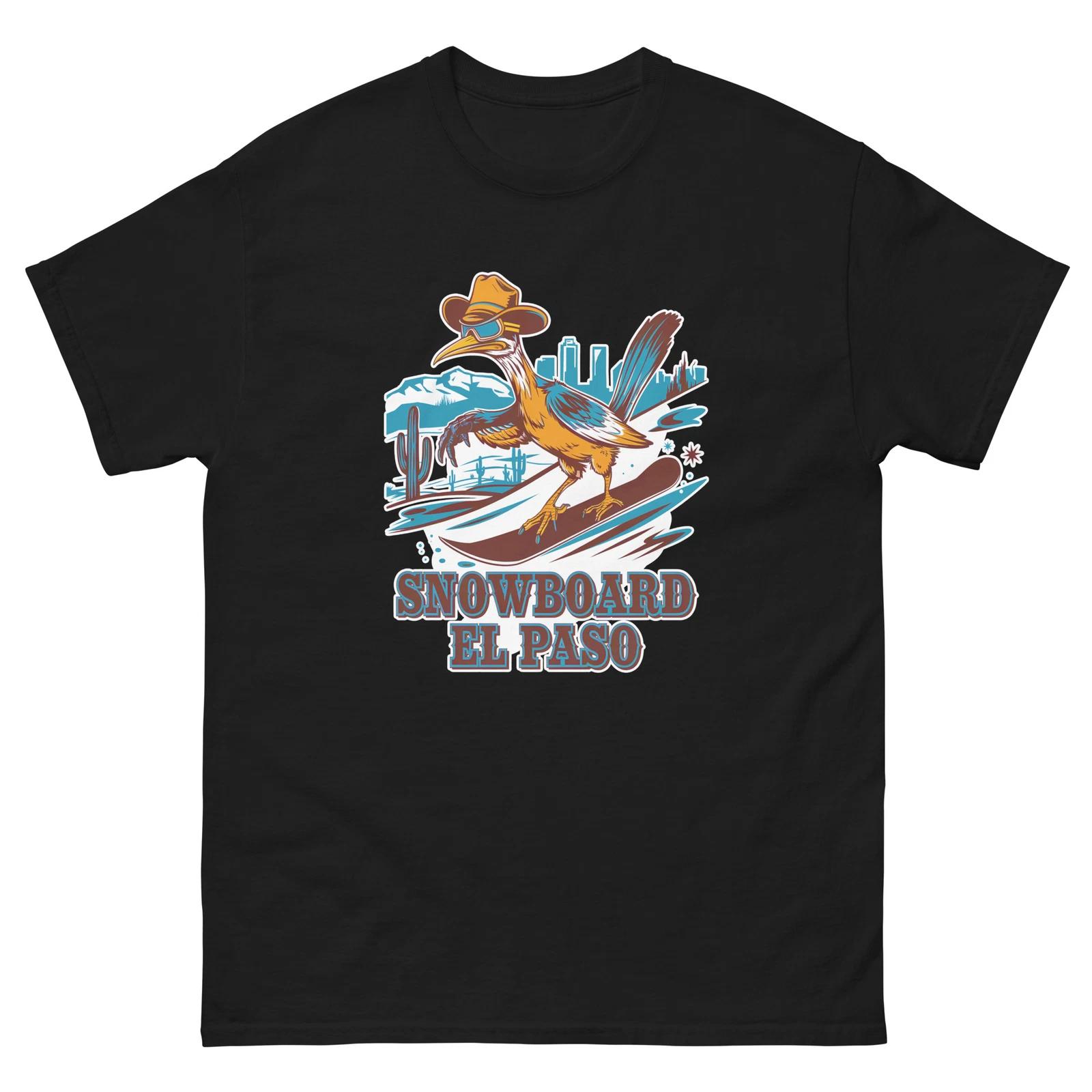 Snowboard El Paso Road Runner USA Snowboarding Animal T-Shirt S