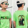 One Piece Roronoa Zoro Anime Kleidung Kinder T-Shirt Baumwolle Kurzarm Grün Cartoon Oberteil für Jungen
