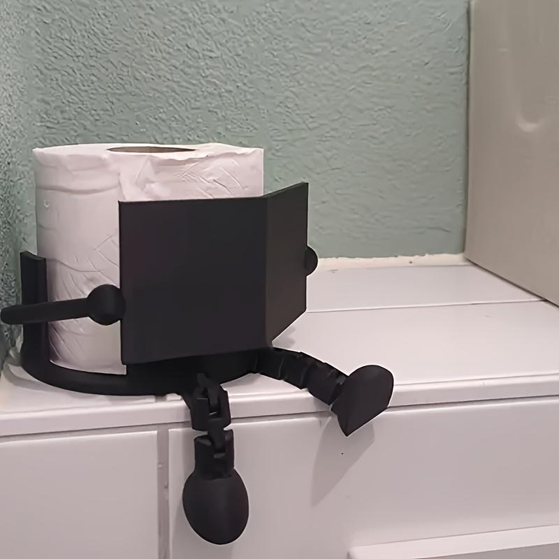 Fun Toilet Paper Holder - Practical and Artistic with Adjustable Joint Design, Suitable for Office, Home Bathroom or Any Restroom