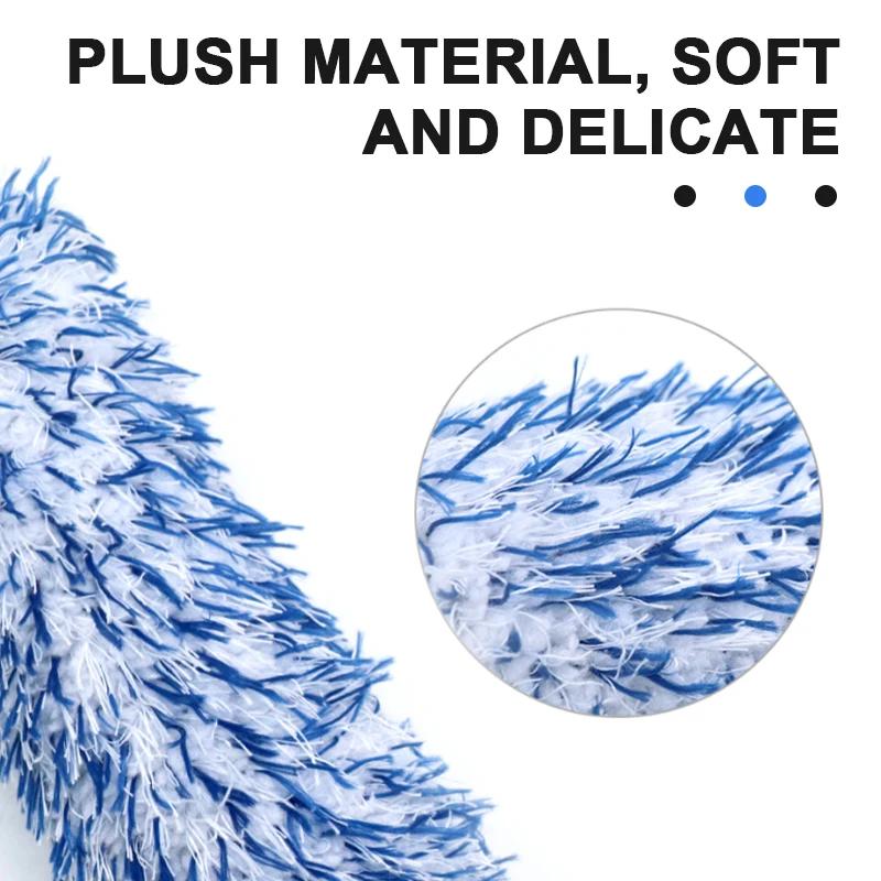 1PC Car Wheel Tire Rim Cleaning Brush Portable Plush Car Wheel Hub Brush Washing Tool Car Detailing Care Dust Removal Brush