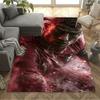Superhero Action Floor Rug Office Rug Suitable for Bedrooms Dormitory Playrooms Living Rooms Anti-slip Rug Decorate Offices