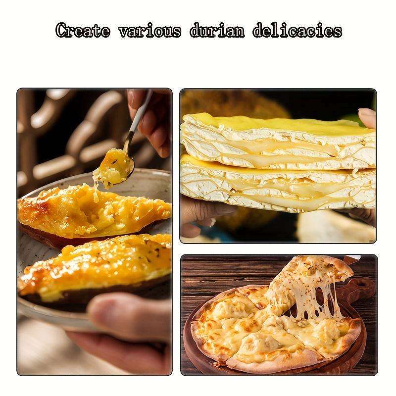 1pc Heavy Duty 304 Stainless Steel Durian Shell Opener Clamp with Ergonomic Handle , Sharp Edges , Quick Opening Tool for Home, Restaurants