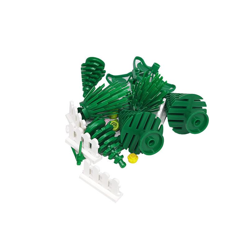 Small Particles Building Block Compatible Patchwork Food Assembly Bread Dessert Garden Street Scene