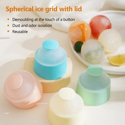 Ice Ball Mold Great Reusable Cold Resistant Ice Ball Maker Silicone Ice Ball Making Mold Ice Hockey Mold Kitchen Supplies