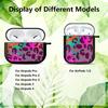 Purple Leopard Print Earphone Cases Cover Case For Airpods 2 1 Pro2 Pro3 3 4 Pro