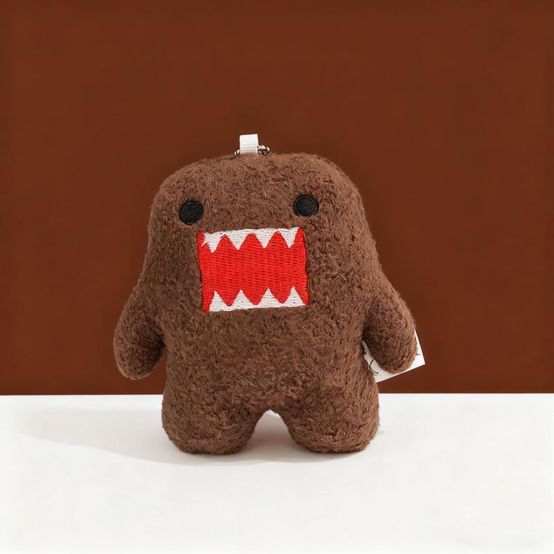 Kawaii Cute Cute Domo Kun Plush Keychain Anime Keyring Charm For Bag Keys Gift Collection Birthday Day Xmas Gifts