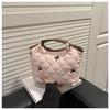 Koreaanse Ruit Herfst/Winter Handtas - High-End Geborduurde Kleine Tote