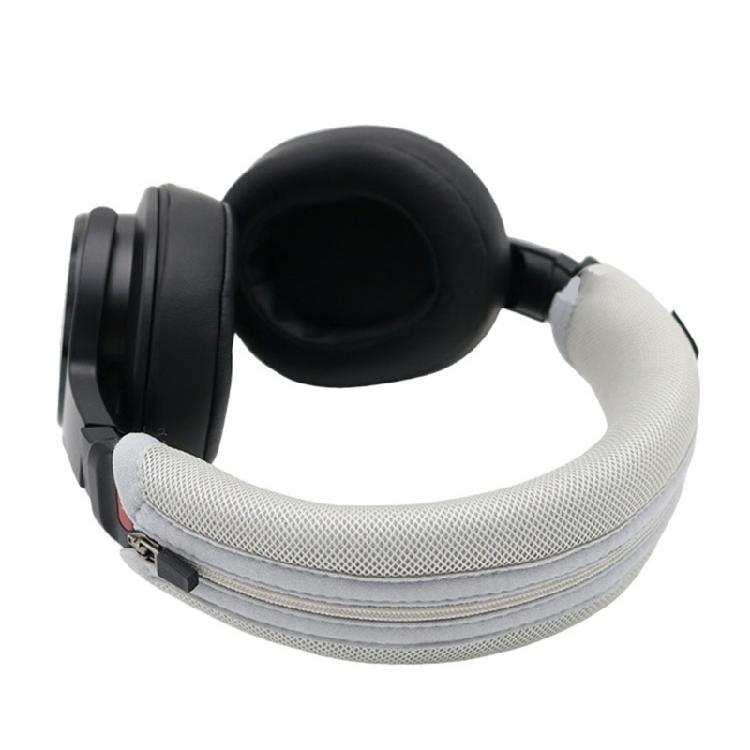 Universal Headband Pad Cover For MDRM1 Audios Headsets Zippers Access Washable Protective Layer Soft Fabric Sleeve