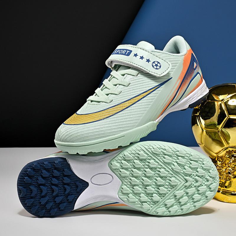 

Messi C Luo football shoes men s AG broken nails spikes children s youth game training shoes men 28