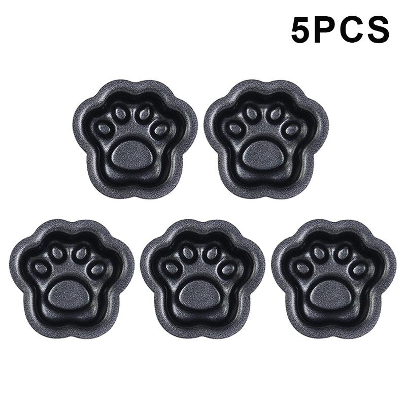 1/5Pcs Cat Claw Cake Mold Non-Stick Aluminum Mini Cake Pan Pastry Molds DIY Baking Tools Home Kitchen Gadgets