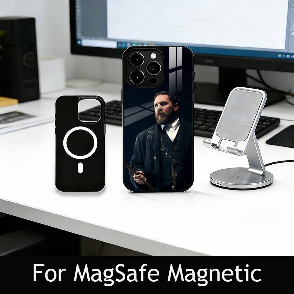 

Чехол для телефона P-B-Alfie Solomons для iPhone17,16,15,14,13,12,11 Plus,Pro Магнитный с Magsafe Беспроводная зарядка iPhone16PRO
