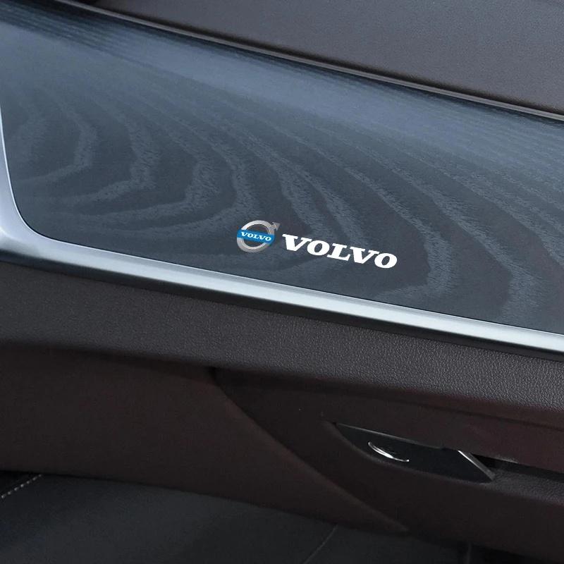 1/2/5/10Pcs Volvo Car Steering Wheel Logo Stickers, DIY Decorative Emblem Decals for Volvo XC40 XC60 XC90 S60 Auto Accessories