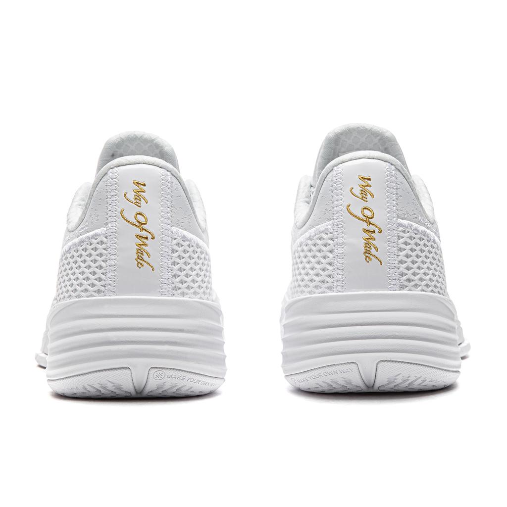 Li Ning Wade Błyskawica 2 Buty do koszykówki Męskie sneakers Standardowy-Biały ABPV013-1