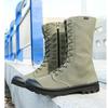 Scarpe Autunno Inverno Inizio Uomo Stivali Alti Stile Street Giovane e alla Moda Scarpe in Tessuto Traspirante Marca Calzature Maschili Nero Verde Taglia Plus 45