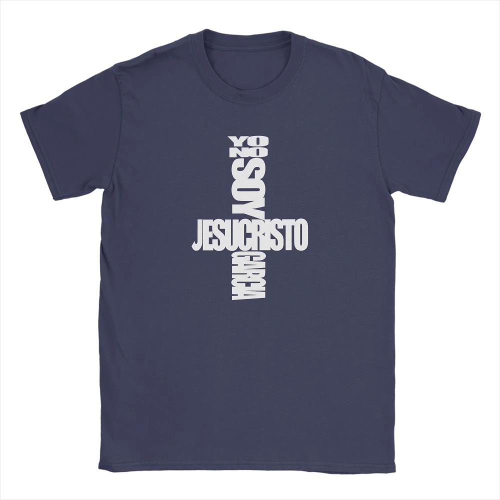 Robe Extremoduro Jesus Christ Dorso T Shirts Cotton TShirts for Men Trendy Cool Print Tee Shirt Short Sleeves Streetwear Tees