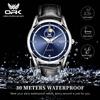 OPK 8146 Men Original Quartz Movement Watch Steel Strip Daily Life Waterproof Calendar Window Night Light Watch For Men