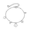 Customizable Niche High End Style Stainless Steel Heart Bracelet for Women  Minimalist & Fashionable Heart Shaped Jewelry