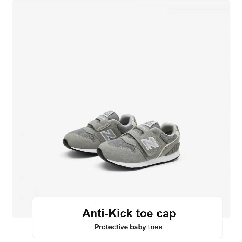 New Balance NB 996 V3 Slip Resistant Cushioning Abrasion Resistant Breathable Low Top Toddler Shoes Concrete Gray Baby