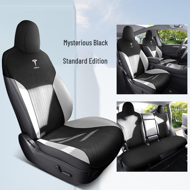 

Tesla Model Y Four Seasons Flannel Car Seat Cushion & Cover