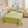 Simple Cotton Bed Sheet for Double Bed - Suitable for Summer & Student Dormitory, 40 Count, All Seasons