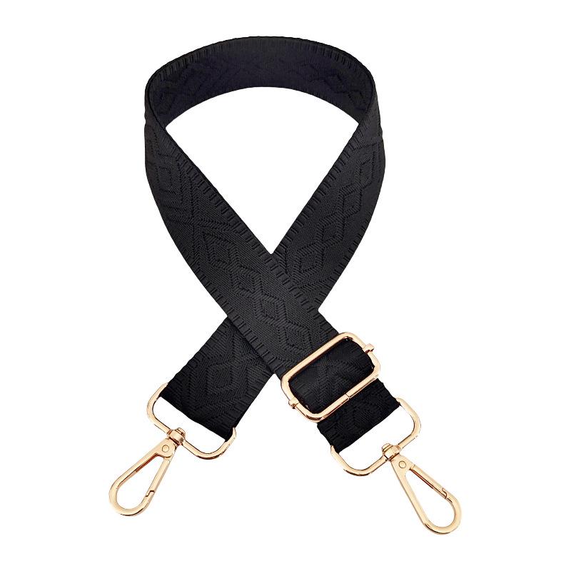 3,8 cm Diamantprydd Enfärgad Bred Axelrem/Axelremsväska för Väskor