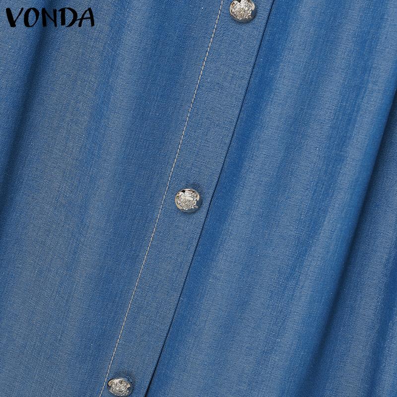 VONDA Summer Women Strap Sleeveless Solid Color Lotus Leaf Hem Casual Thin Mini Dress