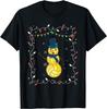 Volleyball Snowman Christmas Graphic Tee Funny Volleyball Player Holiday TShirt