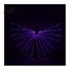 LED Belly Dance Wings Light Up for Adults Kids Glowing Halloween Costume Performance Props Colorful with Lights Luminous Foldable Stage Shows