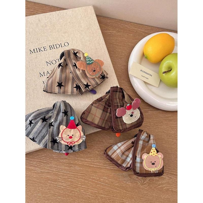 Cute Cartoon Cloth Hair Claws Kawaii Funny Shark Clip Rabbit/Bear/Dog Hairpins Cute Animals Headwear Party Hair Accessories New