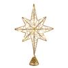 Christmas Tree Topper Star Light with Glitter, 5-, Wire - 2234 cm