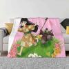 Rin & Jaken Cobertor Fino Leve Quente Macio Rin Jaken Sango Sesshomaru Inuyasha Kagome Miroku Naraku Anime Mangá Nerd Anos 90