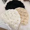 Strapped Knit Beanies Bow Weave Cap Fashion Ethnic Style Hat  Girls