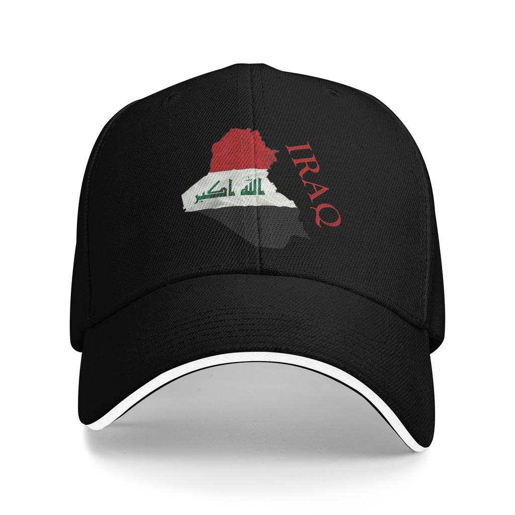 Iraq Flag Accessories Unisex Women Baseball Cap Dad Hat Unique Design Outdoor Headwear Adjustable Fit Snapback Cap