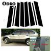 Glossy Piano Black Car Pillar Posts Door Window Trim Covers Decal Stickers Fit for BMW X5 E70 E53 F15 X5M F85 G05 G18 IX5