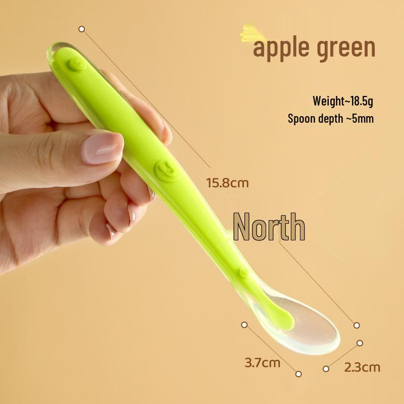 Food-Grade Silicone Spoon for Soup, Jam, and Stirring - Kid-Friendly