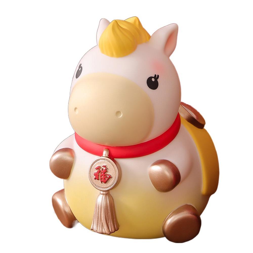 Decorative Horse Year Piggy Bank Anti Drop Horse Piggy Bank Ornament  New Year Gifts