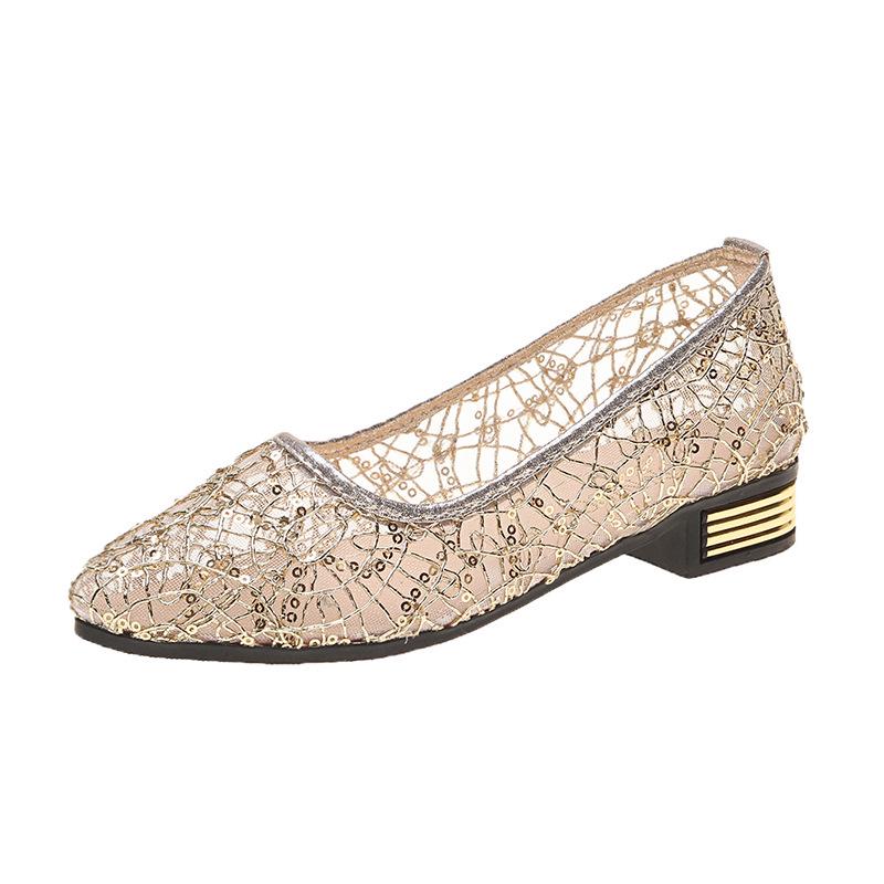 Korean Style Women s Breathable Flat Slip-On Mesh Shoes 40