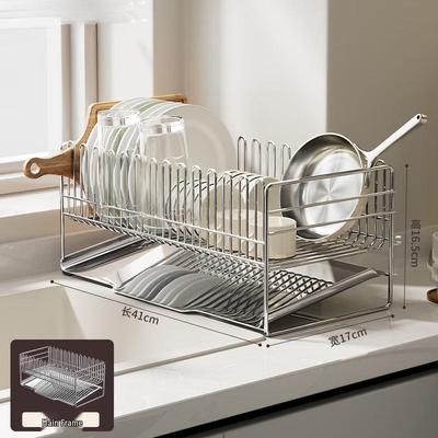 Stainless Steel Bowl Dish Drainer Rack