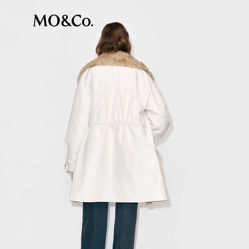MO&Co. Women's Hooded Loose Fit Duck Down Jacket