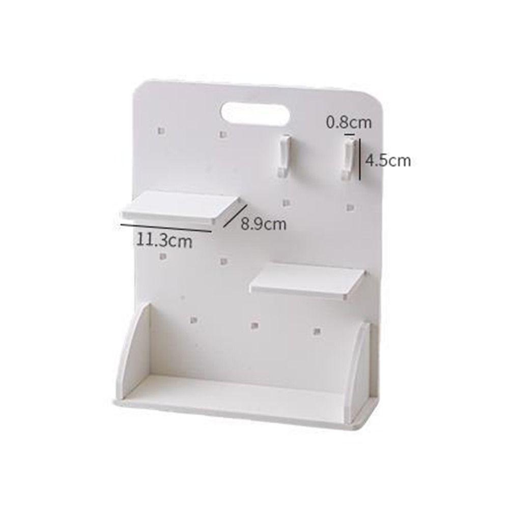INS Small Card Display Shelf Partition Desks Pegboard Vertical Desktop Hole Board  Office