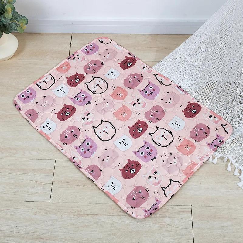 

Одеяло для собачьей мочи, многоразовый впитывающий подгузник, моющийся коврик для дрессировки щенков, кровать для домашних животных, коврик для мочи для домашних животных, чехол на автомобильное сиденье 50 40cm(80g)