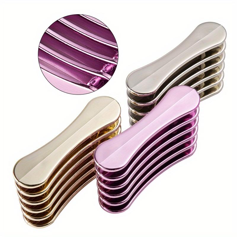 5 Grids Nail Art Painting Brush Holder Nail Brush Rack Drawing Pen Rest Holder Brush Display Holder Electroplating Purple