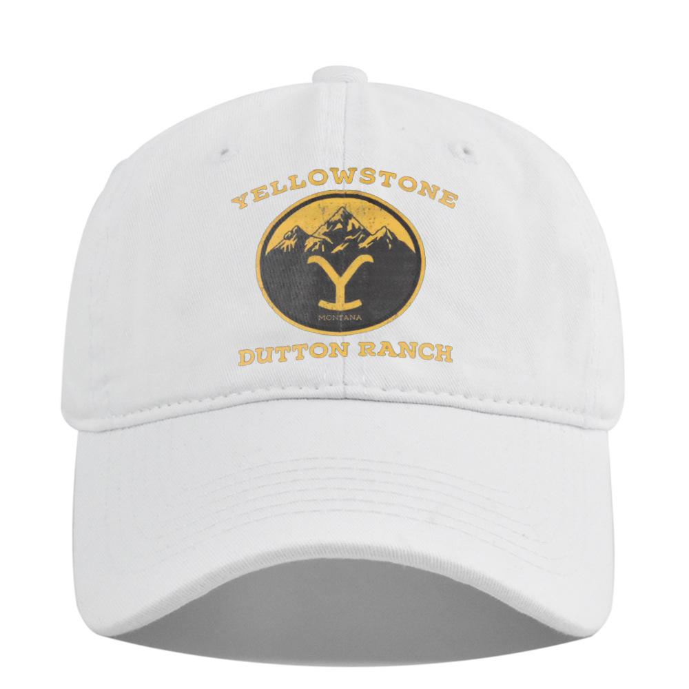 Hat Sun Graffitied Printed Baseball Cap Printed Duck Cap With Old Brim Curved