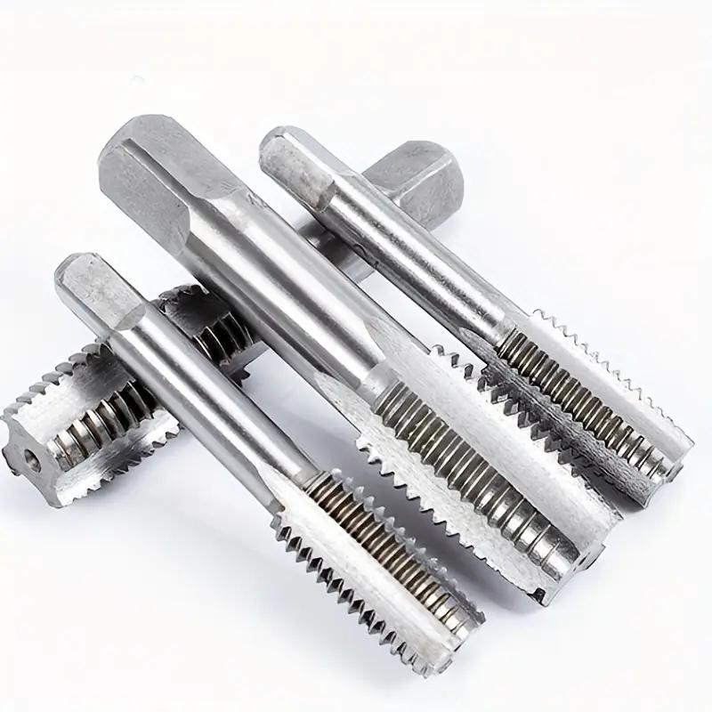 High Speed Steel Thread Tap Set M3-M24 Straight Fluted Hand Taps for DIY Woodworking Machinery