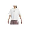 Drop Shoulder Sleeve T Shirt Women's White FJ2703-121