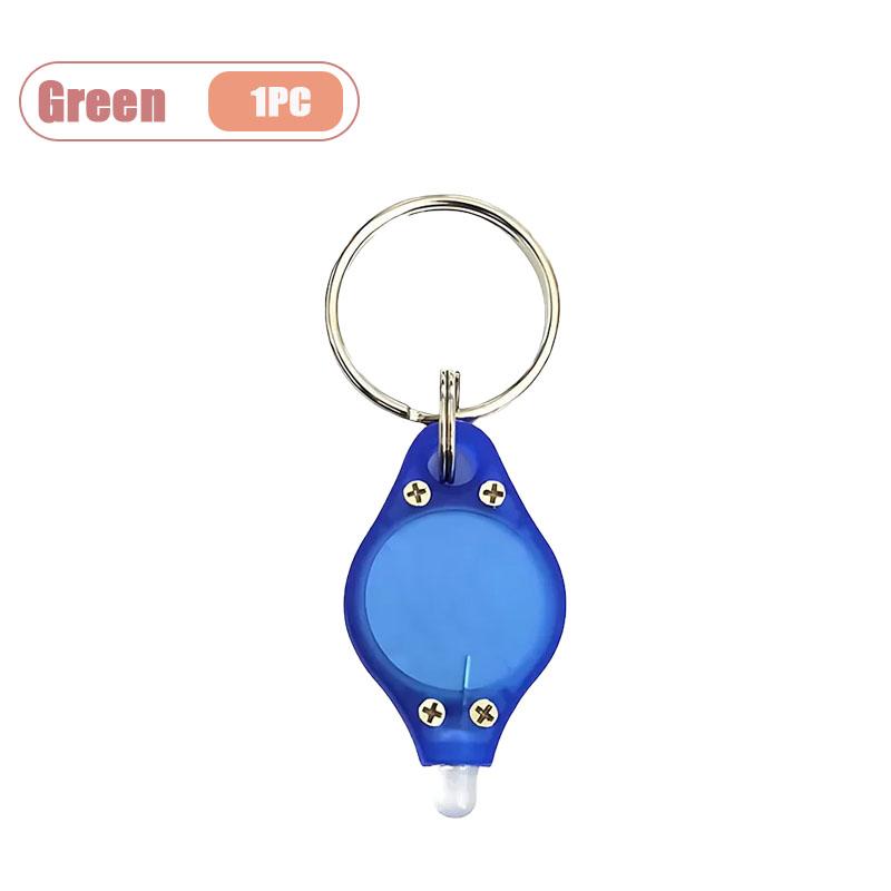 1-10PCS Portable UV Keychain Light Mini LED Flashlight for Counterfeit Money Detection  Outdoor Camping Emergency Tool